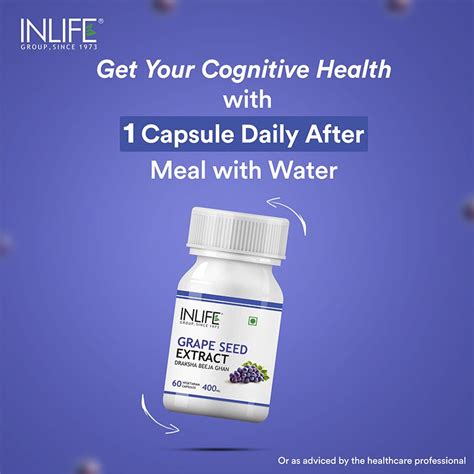 Buy Grape Seed Extract Vegetarian Capsules - Inlife Online