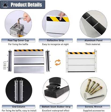 LXLZYXSF 39inch Tall Water Stopper Flood Barrier Front Door, India | Ubuy