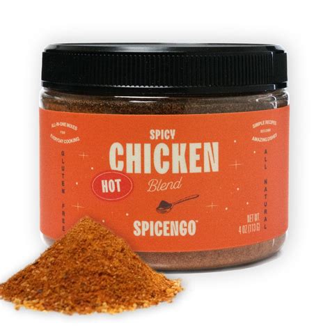 Amazon.com : Spicy Chicken Seasoning Mix 4 Oz (113g) - Very Hot - For ...