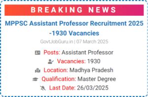 Image result for MPPSC Assistant Professor