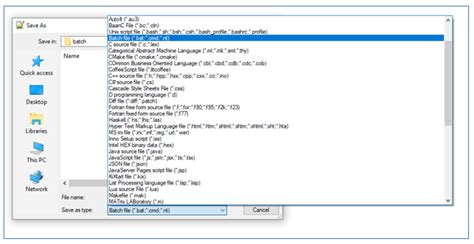 How to Save a Text File as a Batch File 的图像结果