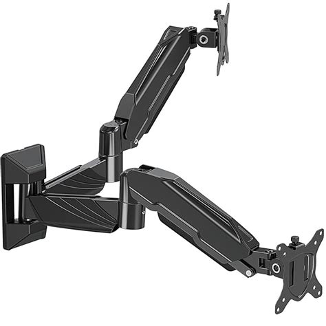 Buy MOUNT PRO Dual Monitor Wall Mount for 2 Computer Screen up to 32 ...