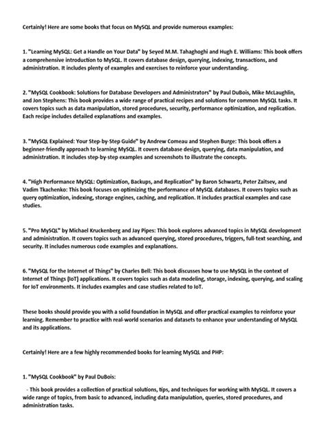 Image result for MySQL Books PDF