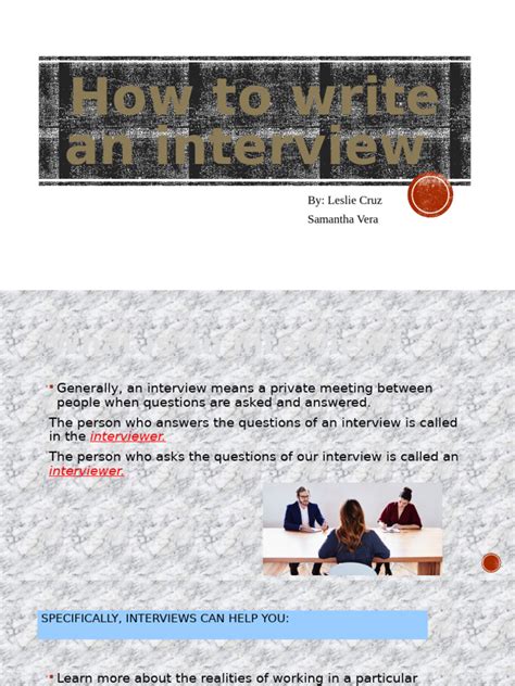 How to Write a Interview 的图像结果