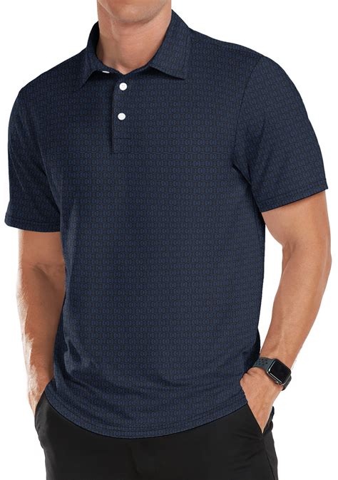 Iceglad Men's Short Sleeve Golf Polo Shirt - Dry Fit, Moisture-Wicking ...