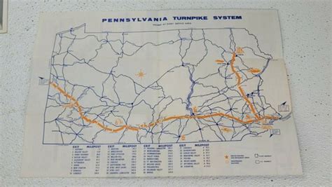 3 Pennsylvania Turnpike Maps PA Highway - 1966 1977 & Nice Early | eBay