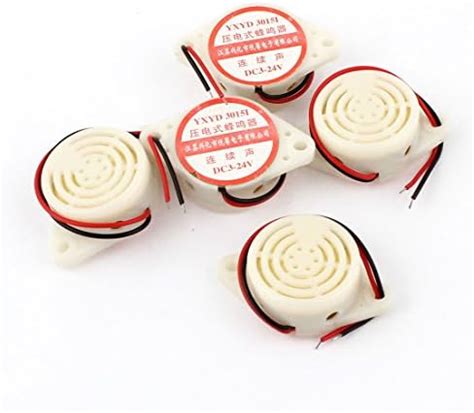 Aexit 5Pcs DC2-34V Security & Surveillance Wire Leads Industrial Piezo ...