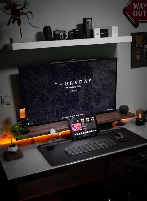 Image result for Computer Desk Set Up