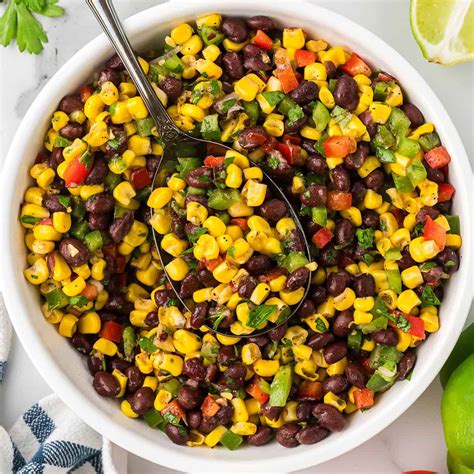 Corn Bean Salad Summer Black Bean And Corn Salad