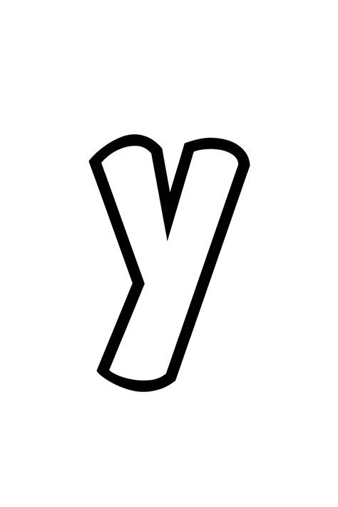 Y Bubble Letters