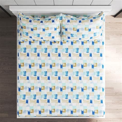 Buy Dallas Cotton 250TC Printed 3Pcs Queen Bedsheet Set from Home ...