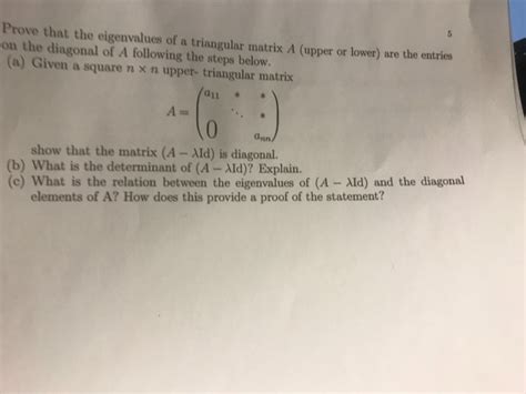 Image result for Upper Triangular Eigenvalue Formula