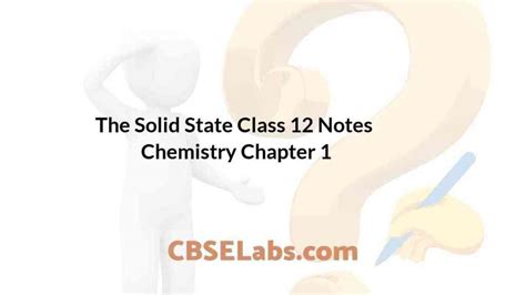 Image result for Solid State Class 12 Notes NCERT
