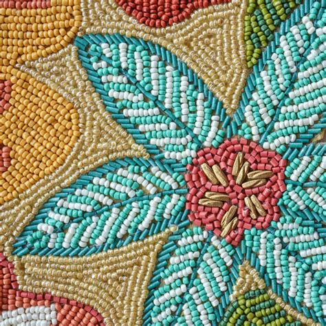 Beads Flower Runner Online - Premium Table Runner | Nestasia