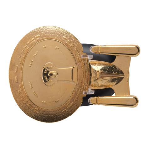 Buy Star Trek - U.S.S. Enterprise (NCC-1707-D) Gold Model Starship ...