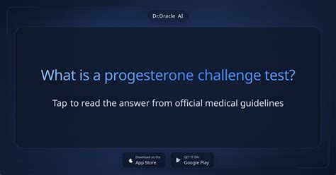 Progesterone Challenge Test 的图像结果
