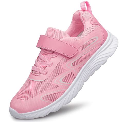 vibdiv Girls Sneakers Running Tennis Shoes Non Slip Fitness Girls Shoes ...