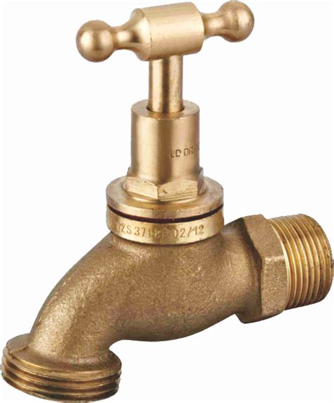 Outdoor Garden Hose Faucet/Valve 1/2" Male NPT Inlet 3/4" Male Ght ...
