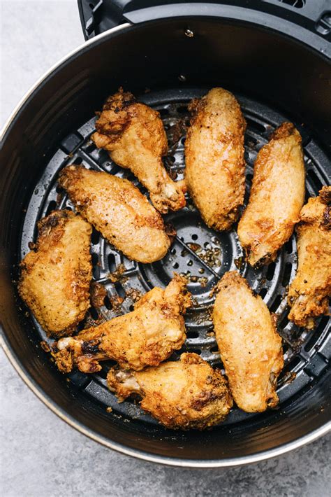 Crispy Air Fryer Wings | Baking Powder Secret - The Spicy Apron