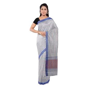 Buy Projonmo Collection Women's Cotton Dhonekhali Handloom Saree with ...