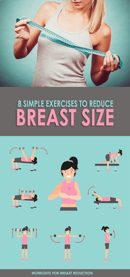8 Simple Exercises to Reduce Breast Size. | Boob workout, Easy workouts