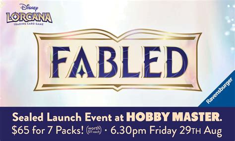 Disney Lorcana Fabled Sealed Launch Event, 531 Great South Road ...