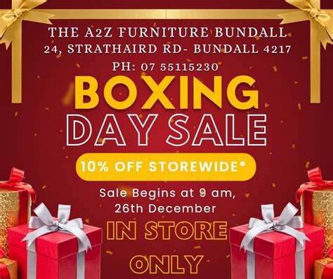 Boxing Day Sale, The A2Z Furniture Gold Coast, Bundall, 25 December ...