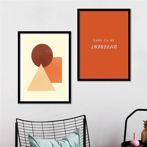 Modern Art Posters with Frame - Motivational Quotes Wall Decor – Kotart