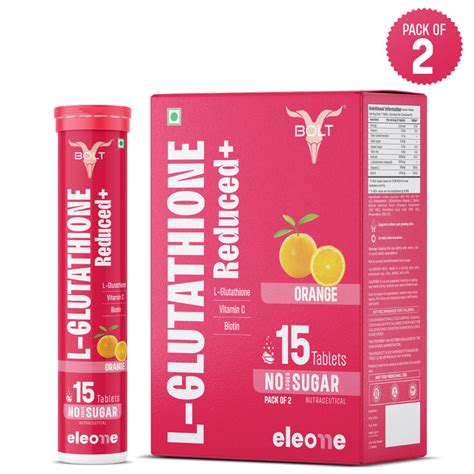 Eleone by Bolt Glutathione Effervescent Tablets | Skin Radiance & Detox