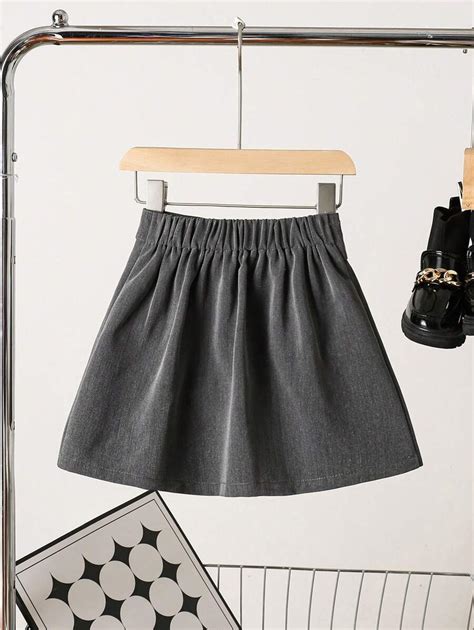 SHEIN Spódnica maxi dla dziewczynek i dziewcząt, wygodna i wygodna ...