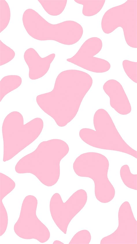 Pink Cow Print
