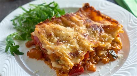 Roasted vegetable lasagne ? recipe