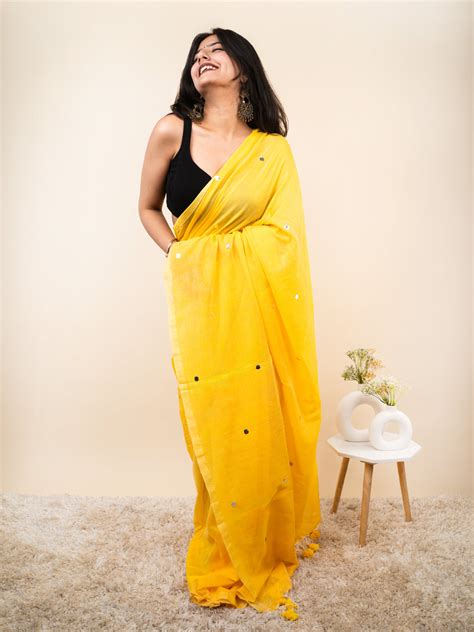 Sunflower Cotton Saree