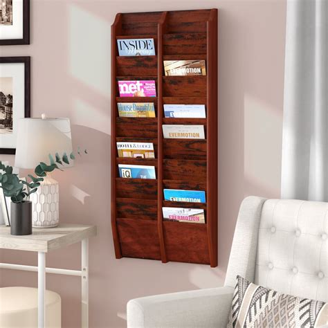 Wall Mounted Magazine Rack | Foter