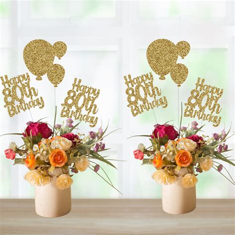 80th Birthday Decoration Ideas