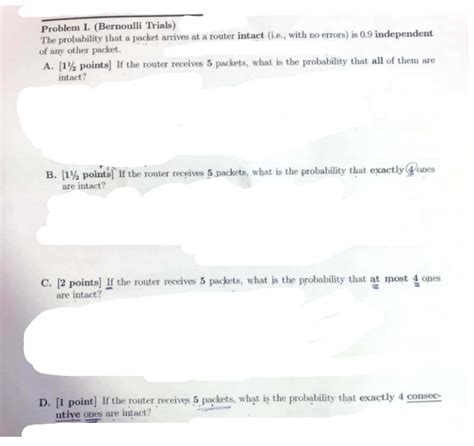 Image result for Bernoulli Trials Probability Questions