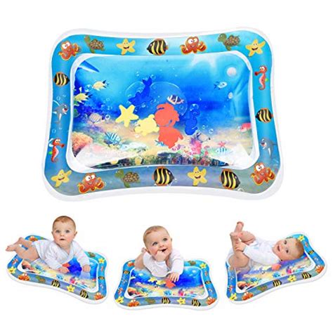 Buy Keten Inflatable Tummy Time Baby Water Mat, Leakproof Water Filled ...