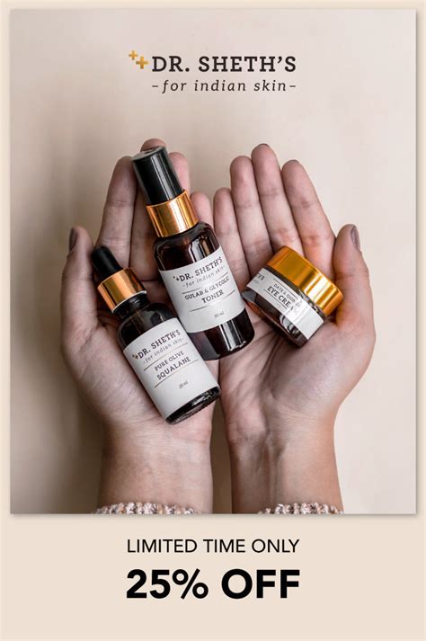 Dr. Sheth's | Premium Ingredients Skincare Products | SublimeLife.in