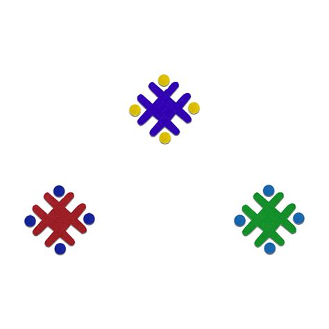 Comet Busters® Red, Blue, Green, Multicolor Fusion Abstract Bindis PVC ...