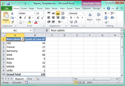 Image result for Basic Excel Report