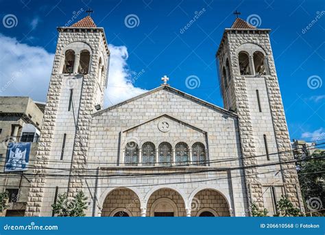 Maronite Church in Beirut, Lebanon Editorial Stock Photo - Image of ...