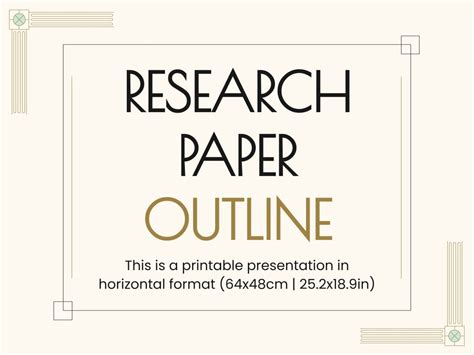 Image result for Research Paper Outline Format