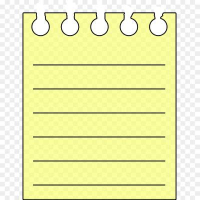 Blank Pages Notebook Transparent Background - Pngsource