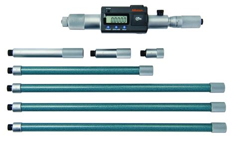 Mitutoyo 337-304 Digimatic Tubular LCD Inside Micrometer, Extension Rod ...
