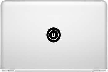 U Name Latter Laptop Sticker Vinyl Decal (Black) - Price History