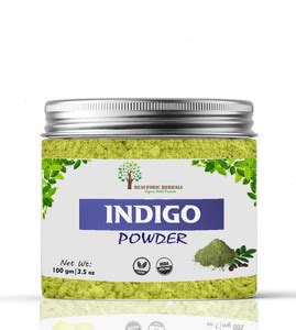 Beauforic Herbals Organic Indigo Powder for Hair Colour , Indigo ...