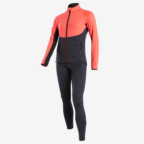 Kids' Breathable Tracksuit - Pink/Black