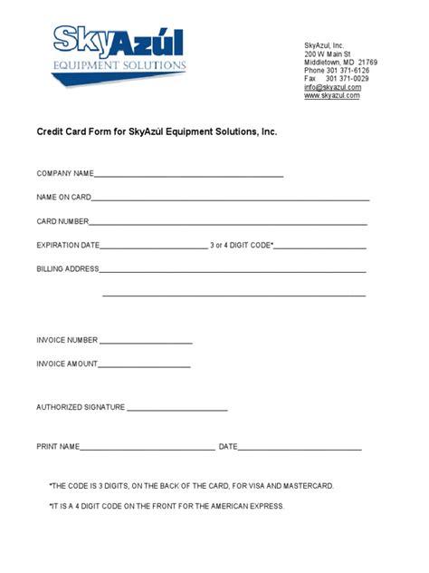 Image result for Paper Credit Card Processing Form