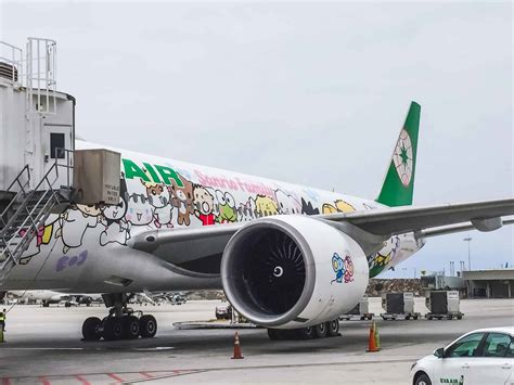 Eva Air Hello Kitty Business Class Flying The Hello Kitty Flight On
