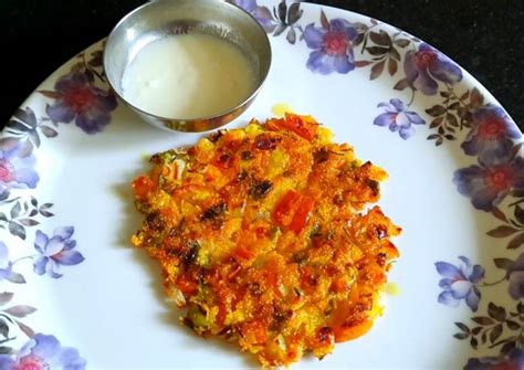 Mixed vegetable rava roti / dosa Recipe by ShrutiSharmada - Cookpad